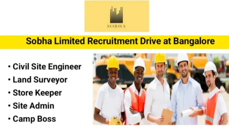 Sobha Limited Hiring