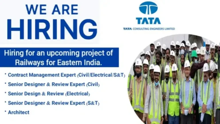 Tata Consulting Engineers Ltd Vacancy