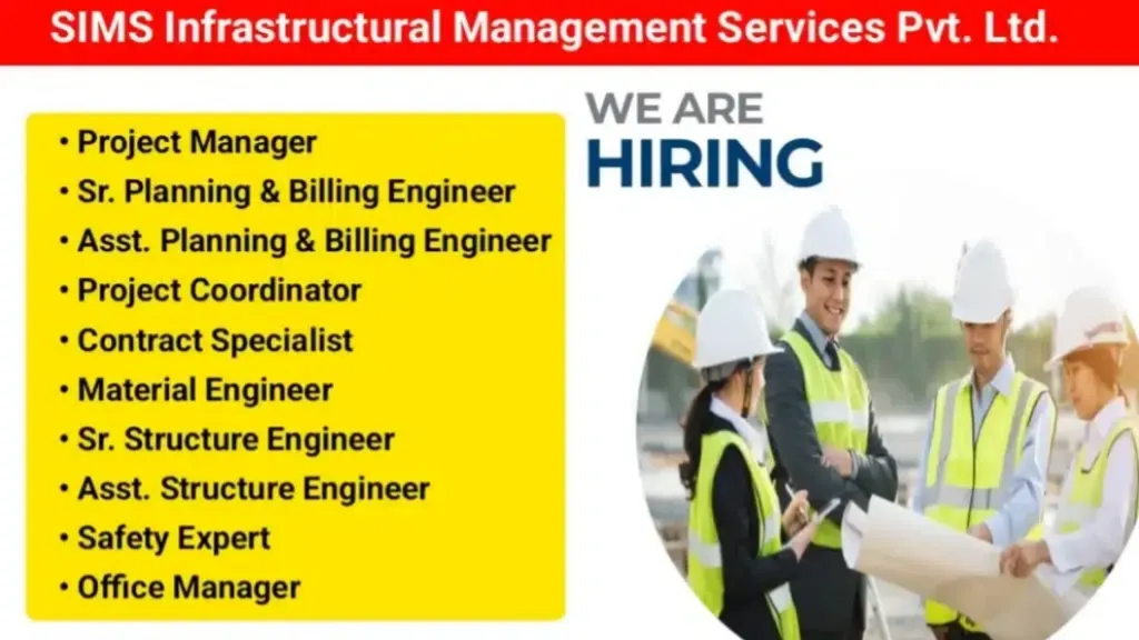 SIMS Infrastructural Management Services Pvt Ltd Vacancy