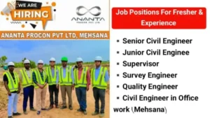 Ananta Procon Pvt Ltd Vacancy