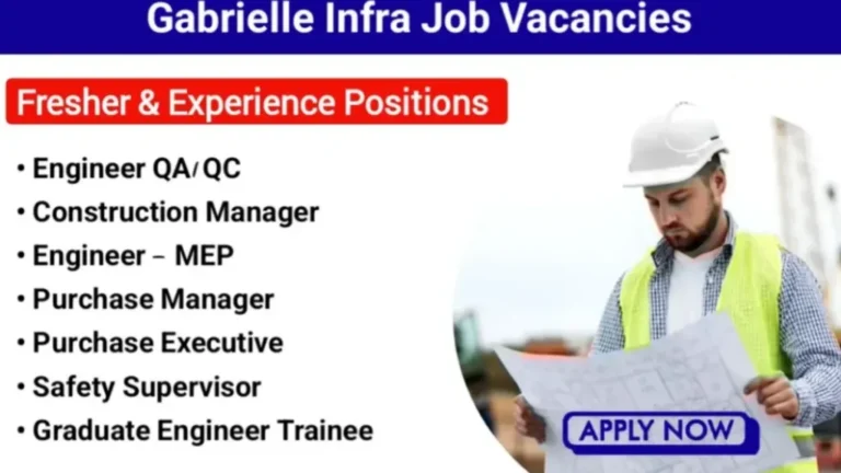 Gabrielle Infra Job Vacancy