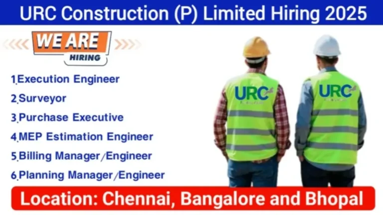 URC Construction Job Vacancy 2025