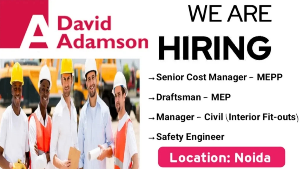 David Adamson India Pvt Ltd Hiring 2025