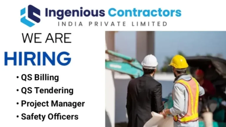 Ingenious Contractors India Pvt Ltd Careers 2025