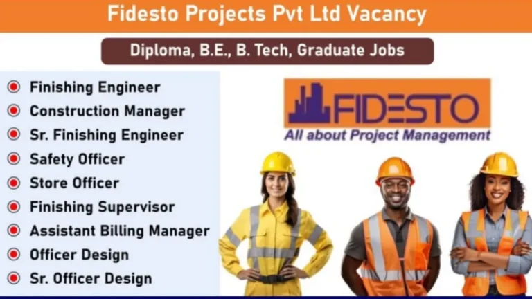 Fidesto Projects Pvt Ltd Recruitment 2025