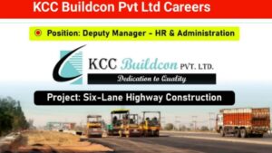 KCC Buildcon Pvt Ltd Hiring 2025