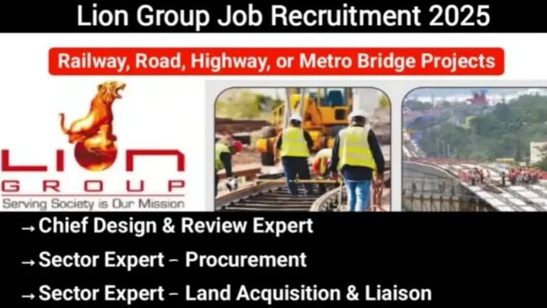 Lion Group Job Vacancy 2025