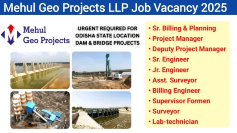 Mehul Geo Projects LLP Job Openings 2025