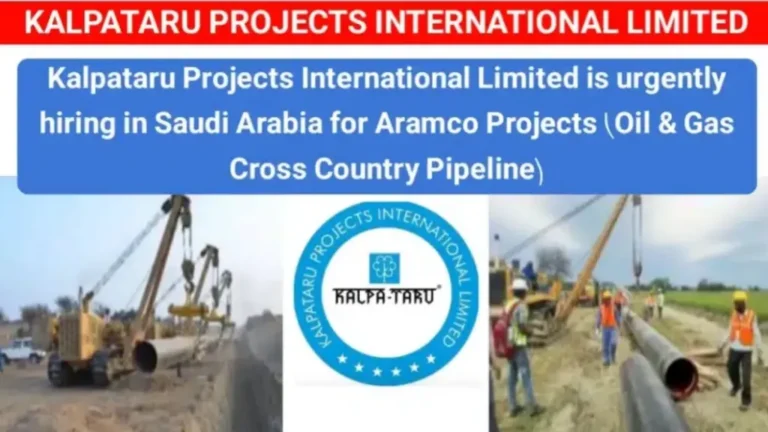 Kalpataru Projects International Ltd Urgent Hiring