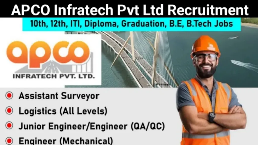 APCO Infratech Pvt Ltd Vacancy 2025