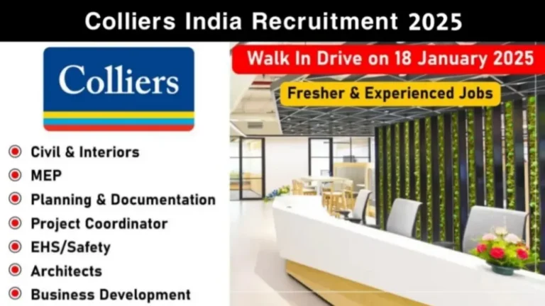 Colliers India Recruitment 2025