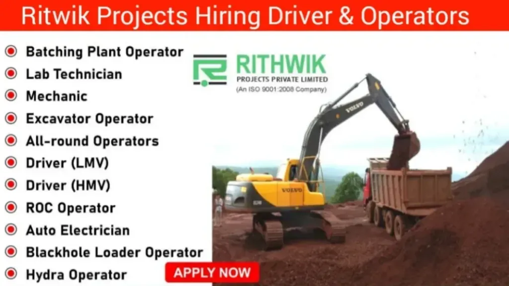 Rithwik Projects Job Vacancy